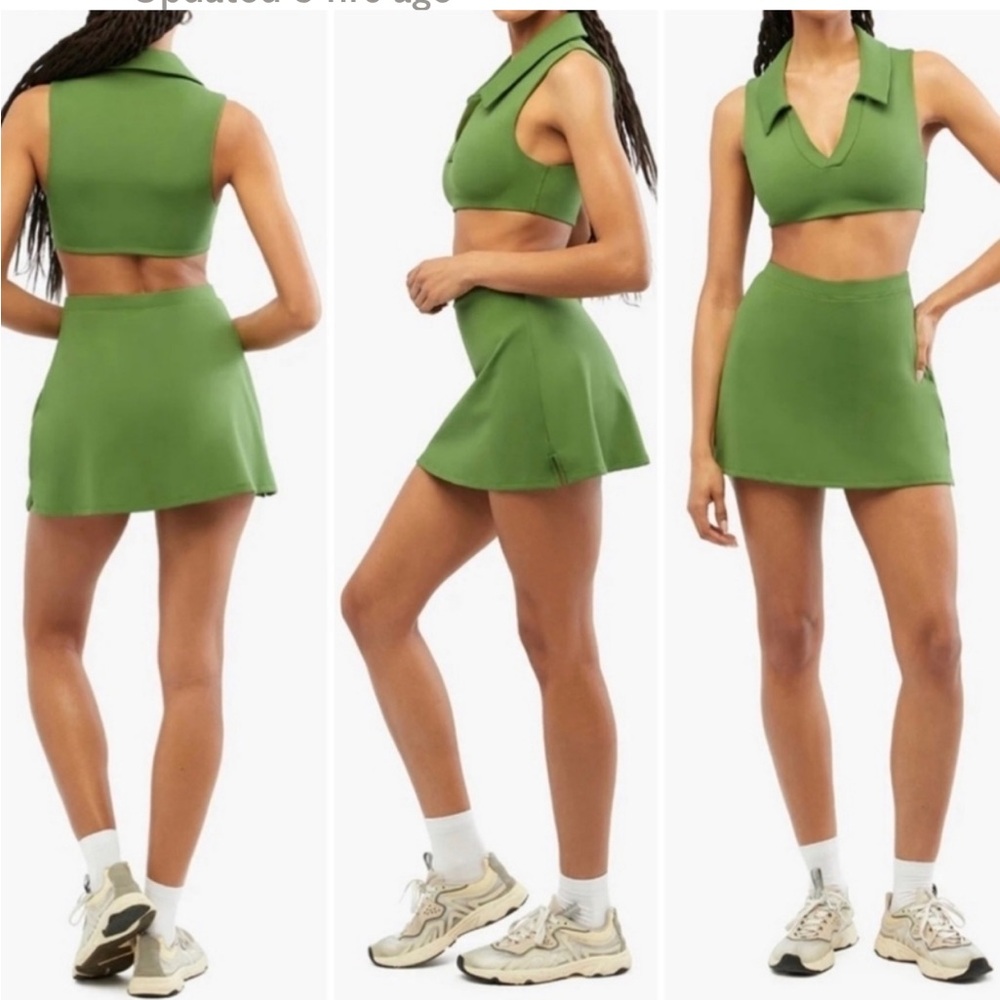 We wore what tennis skirt and bra